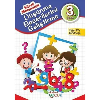 Akademi Çocuk - Şifreli Matematik - Düşünme Becerilerini Geliştirme (3 Kitap)