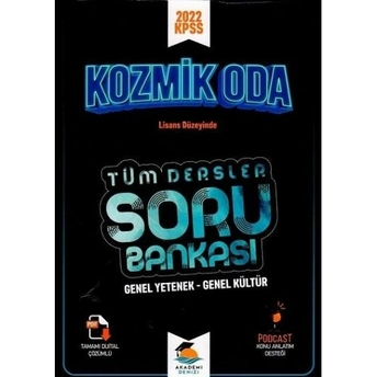 Akademi Denizi 2022 Kpss Lisans Tüm Dersler Kozmik Oda Soru Bankası Komisyon