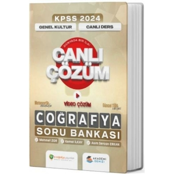 Akademi Denizi 2024 Kpss Genel Kültür Coğrafya Canlı Çözüm Soru Bankası Kemal Ilkay