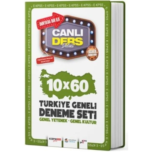 Akademi Denizi Ekpss Genel Kültür Genel Yetenek 10 X 60 Türkiye Geneli Deneme Seti Komisyon