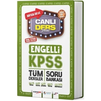 Akademi Denizi Ekpss Genel Kültür Genel Yetenek Engelli Tüm Dersler Soru Bankası Komisyon