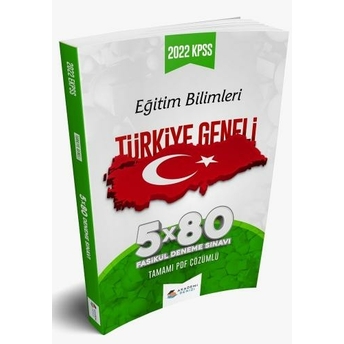 Akademi Denizi Kpss Eğitim Bilimleri Türkiye Geneli 5 X 80 Fasikül Deneme Komisyon