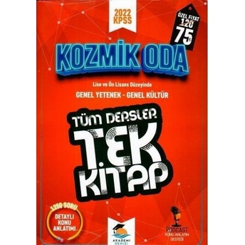 Akademi Denizi Kpss Kozmik Oda Tüm Dersler Tek Kitap Konu Anlatım Komisyon