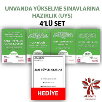 Akademi Eğitim Bankacılar Için Unvanda Yükselme Sınavlarına Hazırlık 4 Lü Set Şener Babuşcu