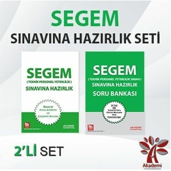 Akademi Eğitim Segem Sınavına Hazırlık 2 Li Set Şener Babuşcu