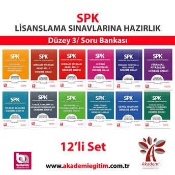 Akademi Spf Lisanslama Sınavlarına Hazırlık Düzey 3 (12 Kitap) Adalet Hazar