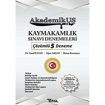 Akademikus Kaymakamlık Sınavı Çözümlü 5 Deneme - Yusuf Ilhan