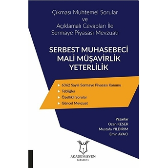 Akademisyen Kitabevi Serbest Muhasebeci Mali Müşavirlik Yeterlilik