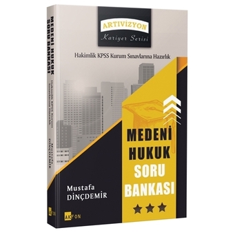 Akfon Yayınları 2020 Medeni Hukuk Soru Bankası Kpss A Grubu Ve Hakimlik Sınavları Ve Kurum Sınavları Için Mustafa Dinçdemir