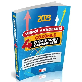 Akfon Yayınları 2023 Gelir Uzman Yardımcılığı Vergi Akademisi 4 Çıkmış Soru Denemeleri Çözümlü Komisyon