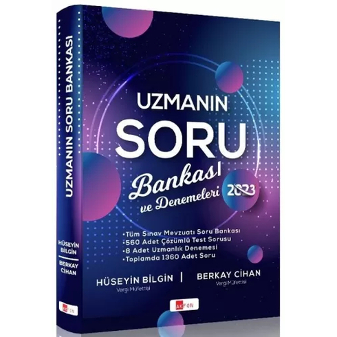 Akfon Yayınları 2023 Gelir Uzmanı Ve Yardımcılığı Uzmanın Soru Bankası Ve Denemeleri Hüseyin Bilgin