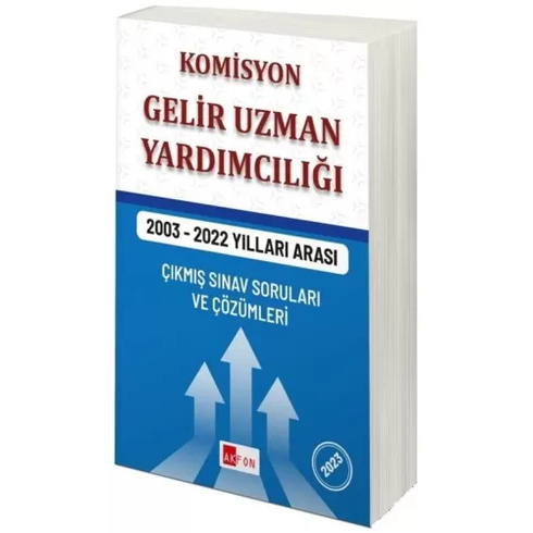 Akfon Yayınları 2023 Komisyon Gelir Uzman Yardımcılığı Çıkmış Sınav Soruları Ve Çözümleri Komisyon