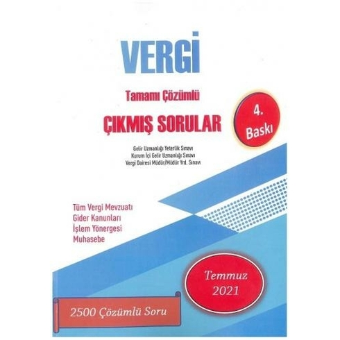 Akfon Yayınları Vergi Çıkmış Sorular Çözümlü Komisyon