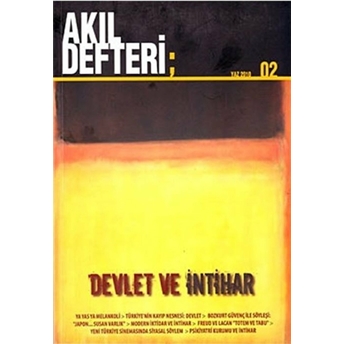 Akıl Defteri Sayı: 2 Devlet Ve Intihar Kolektif