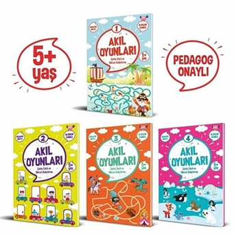 Akıl Oyunları Serisi (5 Yaş) (4 Kitap Takım) Kolektıf