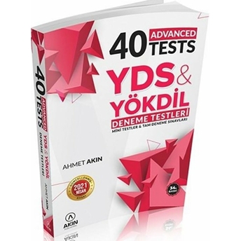 Akın Dil & Yargı Yayınevi Yds & Yökdil 40 Advanced Tests 21. Baskı