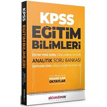 Aklımdavar Yayıncılık 2021 Kpss Eğitim Bilimleri Soru Bankası