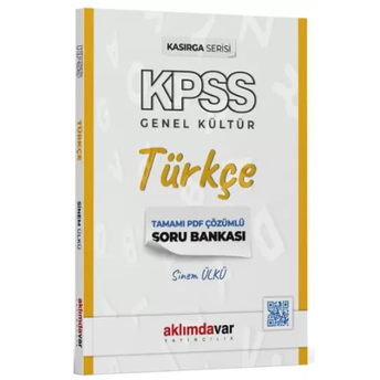 Aklımdavar Yayıncılık Kpss Türkçe Kasırga Soru Bankası Pdf Çözümlü Sinem Ülkü