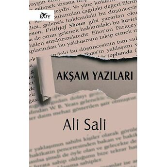 Akşam Yazıları Ali Sali