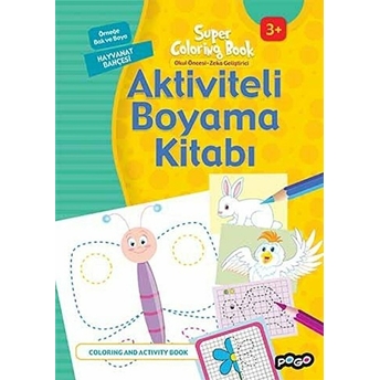 Aktiviteli Boyama Kitabı Hayvanat Bahçesi