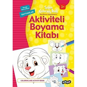 Aktiviteli Boyama Kitabı Hayvanlar