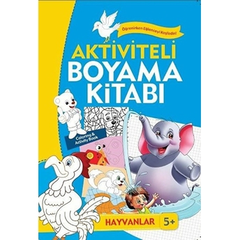 Aktiviteli Boyama Kitabı Hayvanlar