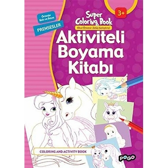 Aktiviteli Boyama Kitabı Prensesler