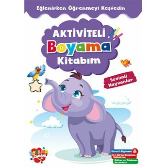 Aktiviteli Boyama Kitabı Sevimli Hayvanlar