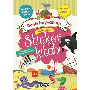 Aktiviteli Sticker Deniz Hayvanları Kolektif