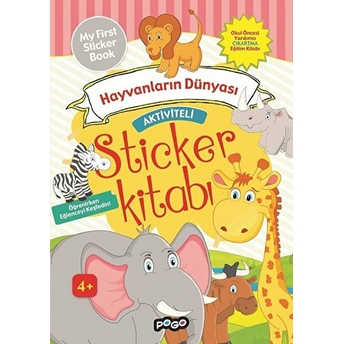 Aktiviteli Sticker Hayvanların Dünyası Kolektif