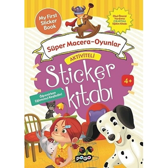 Aktiviteli Sticker Süper Macera - Oyunlar Kolektif