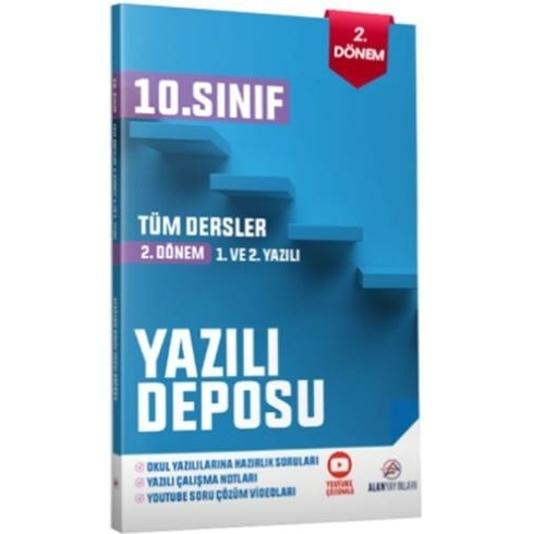 Alan Yayınları 10. Sınıf Tüm Dersler Yazılı Deposu 2. Dönem 1. Ve 2. Yazılı Komisyon