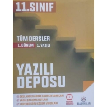 Alan Yayınları 11. Sınıf Tüm Dersler Yazılı Deposu 1. Dönem 1. Deneme Komisyon