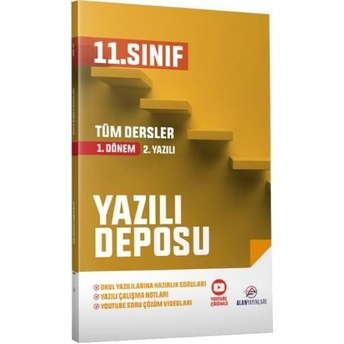 Alan Yayınları 11. Sınıf Tüm Dersler Yazılı Deposu 1. Dönem 2. Yazılı Komisyon