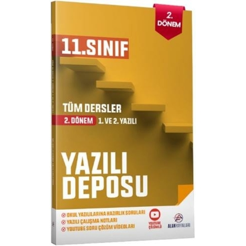 Alan Yayınları 11. Sınıf Tüm Dersler Yazılı Deposu 2. Dönem 1. Ve 2. Yazılı Komisyon