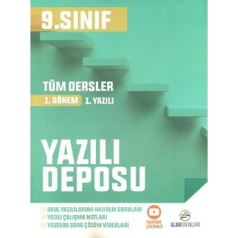 Alan Yayınları 9. Sınıf Tüm Dersler Yazılı Deposu 1. Dönem 1. Deneme Komisyon