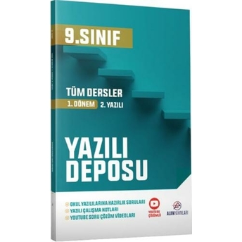 Alan Yayınları 9. Sınıf Tüm Dersler Yazılı Deposu 1. Dönem 2. Yazılı Komisyon