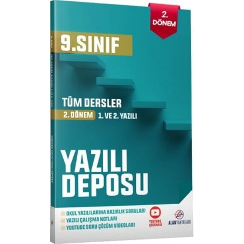 Alan Yayınları 9. Sınıf Tüm Dersler Yazılı Deposu 2. Dönem 1. Ve 2. Yazılı Komisyon