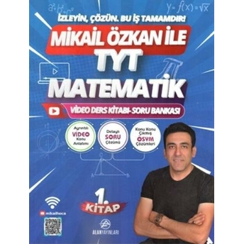 Alan Yayınları Tyt Matematik Video Ders Kitabı Soru Bankası Mikail Özkan