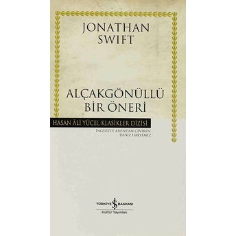 Alçakgönüllü Bir Öneri Jonathan Swift