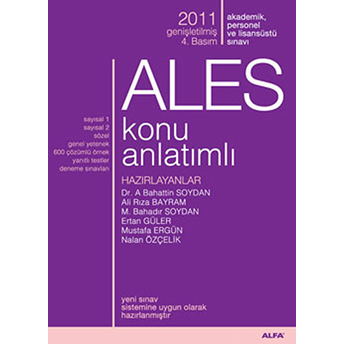 Ales 2012 Akademik Personel Ve Lisansüstü Eğitim Sınavı Kolektif