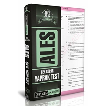 Ales Çek Kopar Yaprak Test 2017 Kolektif