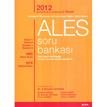 Ales Soru Bankası Kolektif