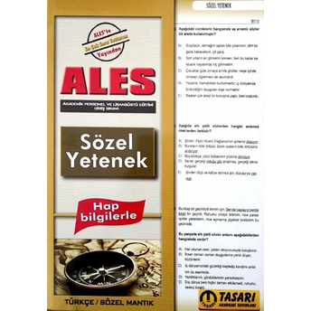 Ales Sözel Yetenek Çek Kopart Test 2017 Kolektif