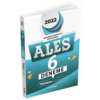 Ales Tamamı Çözümlü 6 Deneme Kolektif