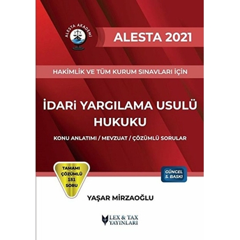 Alesta Idari Yargılama Usulü Hukuku - Yaşar Mirzaoğlu