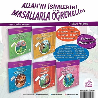 Allah'ın Isimlerini Masallarla Öğrenelim Seti (5 Kitap Takım)