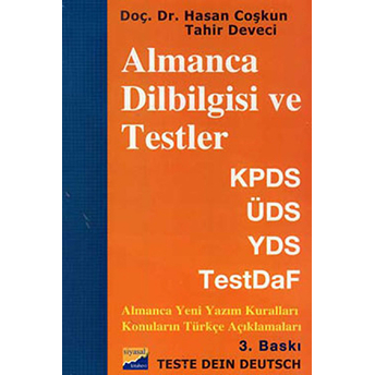 Almanca Dilbilgisi Ve Testler Kpds Üds Yds Testdaf Hasan Coşkun