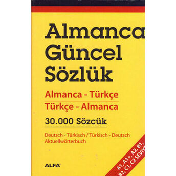 Almanca Güncel Sözlük - 30.000 Sözcük Adem Güçer