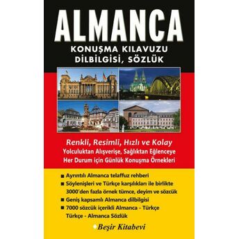 Almanca Konuşma Kılavuzu Dilbilgisi Sözlük B. Orhan Doğan